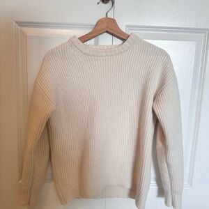 Sunday Best Cream Crew Neck Sweater
